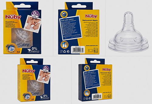Nuby replacement bottle teats - nuby,