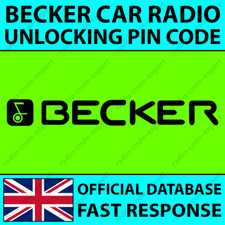 Becker radio pin code audio - becker, 10