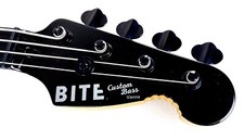 Bite Custom Guitars Black Knight 4 String Precision Style Bass Guitar.not fender