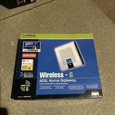 Linksys WAG354G 54 Mbps 10/100 Wireless G Router +Notebook Adapter WPC54G v7.1  