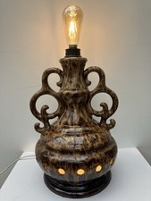 West German Fat Lava Lamp Vintage Retro 1960 1970 Double Bulb