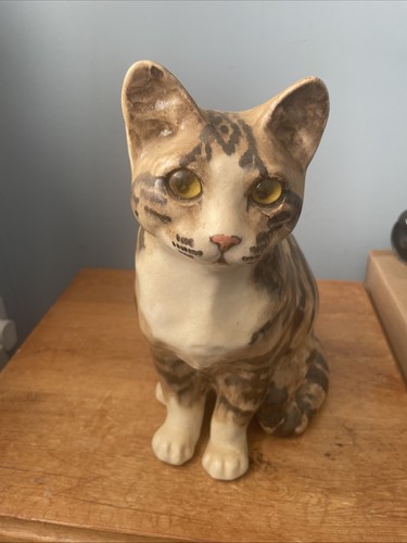Winstanley sitting tabby cat - ,