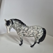 Dapple Grey Horse Bone China