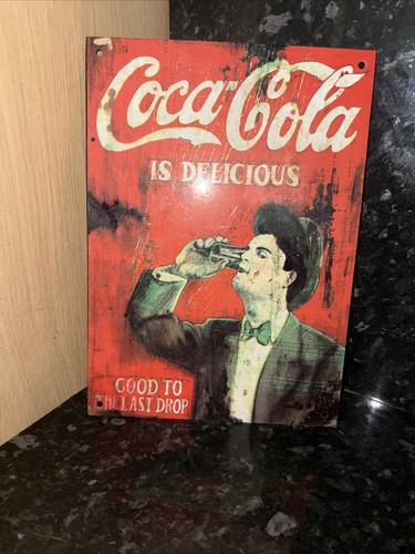 Coca cola decorative - coca, metal