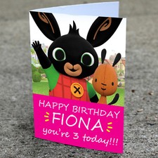 Bing Bunny Birthday Card -
