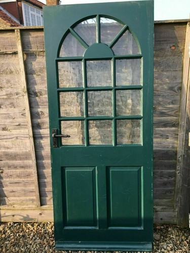 Hardwood glazed external door - hardwood,