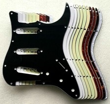 Pickguard for Fender US/MiM/MiJ Stratocaster 62 RI / 63-71 Strat, SSS ++colours