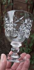 John WALSH WALSH Crystal - KENILWORTH Cut ART DECO Wine Glass / Glasses 