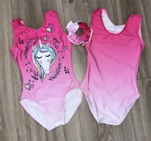 Pink unicorn girls - girls, gymnastics