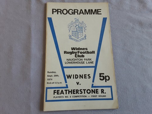 Widnes featherstone rovers - widnes, v