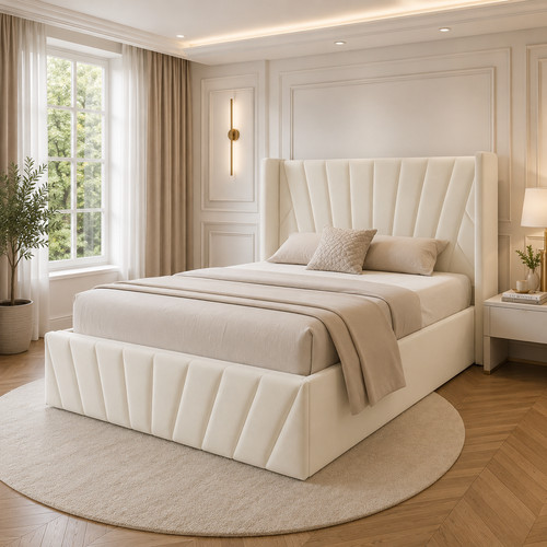 Sunshine winged bed - bed, with