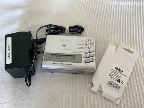 Denon portable minidisc - minidisc, rec/