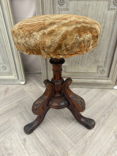 Antique victorian piano stool - antique,