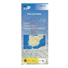 Spain map 1091-IV: Pico del