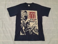 Levellers Band T Shirt 2006 Tour Medium Chaos Theory Blue