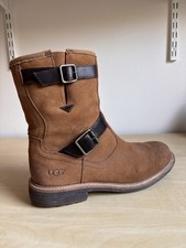 UGG Jaren Men’s Boots Brown Waterproof Leather Size 9 UK