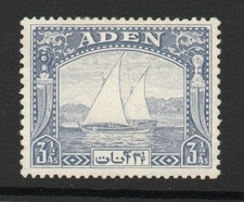 Aden 1937 Dhows 3½a Grey-blue