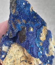 Azurite crystal matrix - crystal's, on