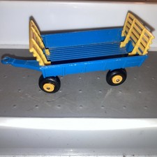 Matchbox Lesney No39 Hay Trailer blue/ yellow exc condition loose 