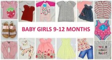 BABY GIRLS CLOTHES CLOTHING - 9-12 MONTHS - MAKE/BUILD A BUNDLE - MULTI LISTING