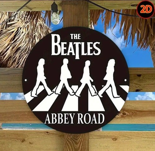 The beatles metal wall sign - beatles,