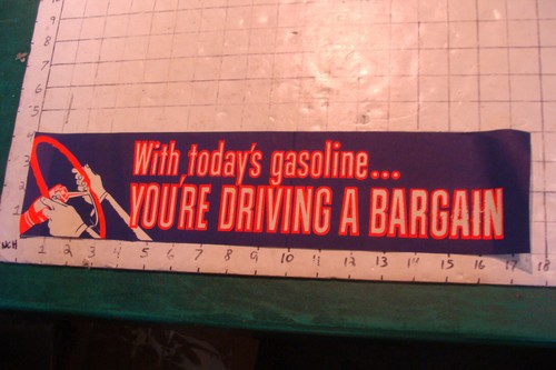 Vintage unused bumper sticker - vintage,