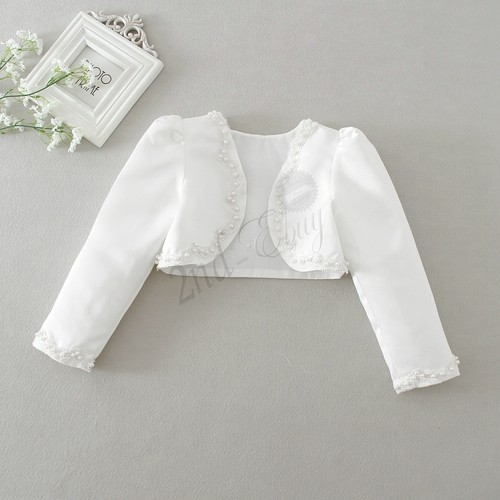 Flower girls bolero - flower, shrug