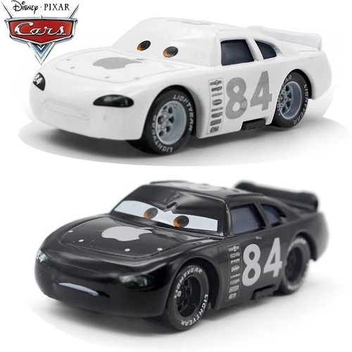 White apple car disney - white,