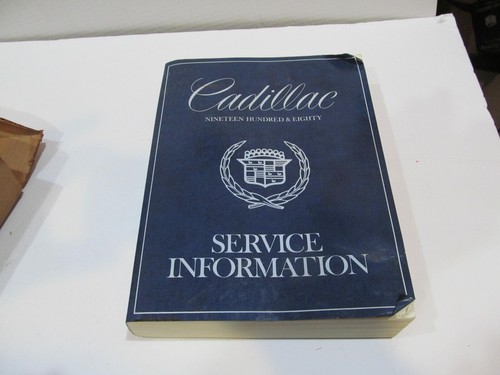 1980 cadillac repair shop - 1980,