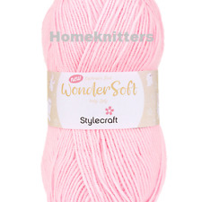 New Stylecraft Wondersoft 100g 3ply Baby Knitting & Crochet Wool 