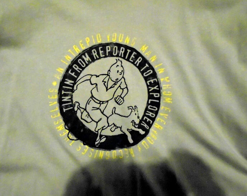 Tintin and snowy shirt - tintin,