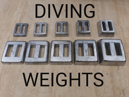Solid lead weight scuba diving - weight,