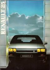 Renault 25 1986-87 UK Market