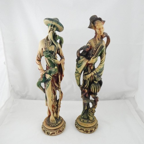 Painted oriental chinese - oriental, resin
