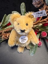 Steiff Club Miniature Mohair Bear 2001 – Replica 1922 Design Certificate & Box
