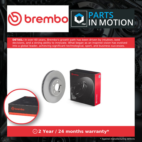 Brake discs pair - 2x, vented