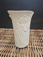 AK Kaiser Germany Porcelain Vase White Bisque 738