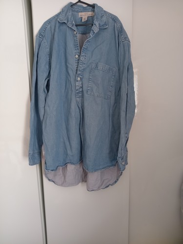 Mens denim shirt size long - denim,