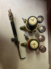 oxy acetylene  regulators. and  welding torch