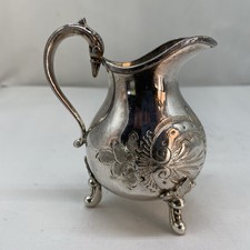 Small Plated Milk Jug Ornate