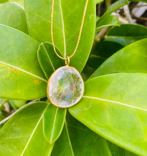 Pippa small crystal pendant - small,