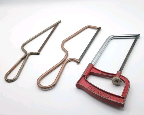 Lot vintage hacksaws - of,