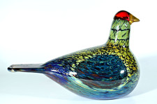 IITTALA art glass bird ° 29 cm capercaillie ° designed Oiva Toikka Nuutajärvi Finland