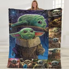 Baby Yoda Blanket Flannel Soft