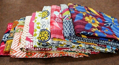Twin kantha handmade - twin, cotton