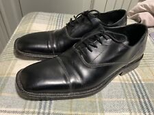  Vintage  Men’s Marks & Spencer Black All Leather Shoes Size 9.5 Northern Soul 
