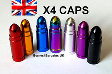 Tyre valve dust caps bullet - valve,