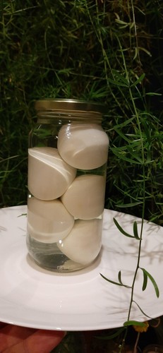 Picked eggs only vinegar - , in