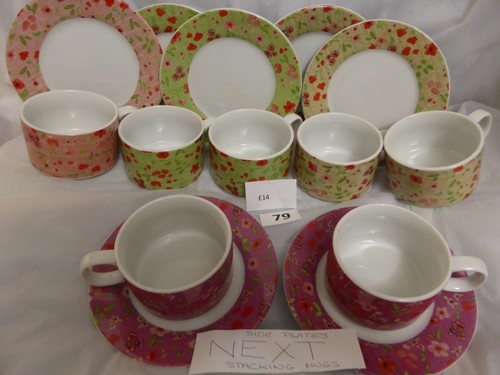 Set stacking cups - 7, mugs