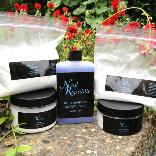 Acrylic powder clear white - powder,